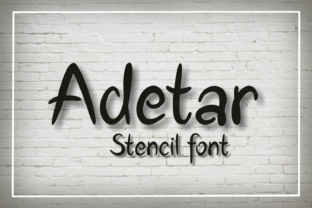 Adetar Stencil: The Modern Typeface for Bold Branding