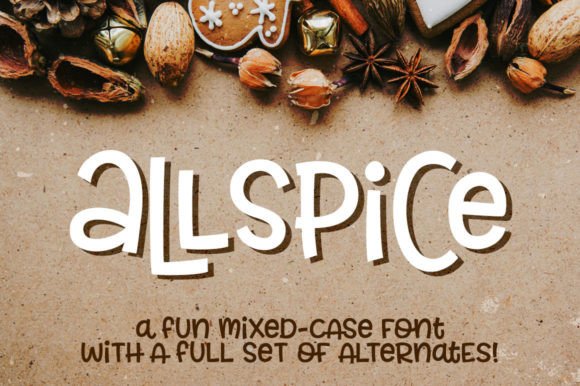 Allspice: A Mixed-Case Font for Creative Flexibility