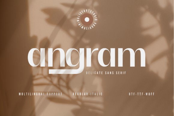 Angram: The Sans Serif for Refined, Modern Branding