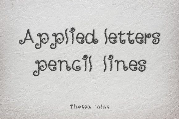 Applied Letters: A Hand-Drawn Typeface with Antique Character