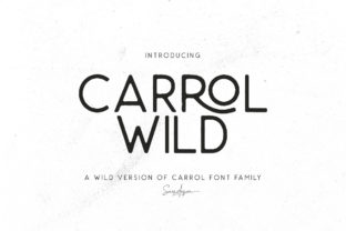 Carrol Wild: A Display Font with Authentic Character