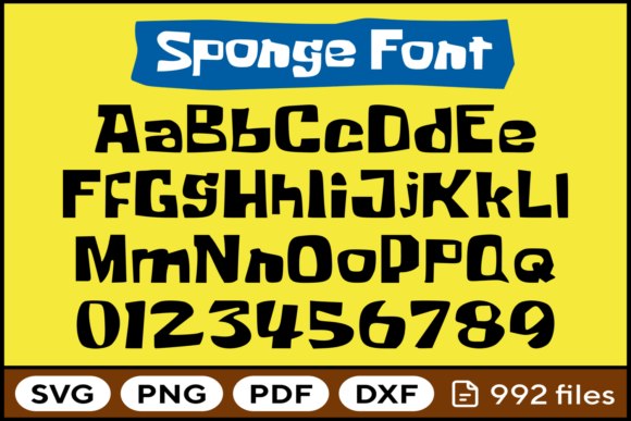 Cartoon Font Svg Png Pdf Dxf Letters: A Versatile Design Asset
