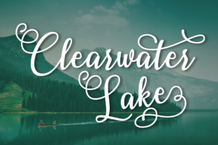 Clearwater Lake: The Elegant Script Font for Modern Designers