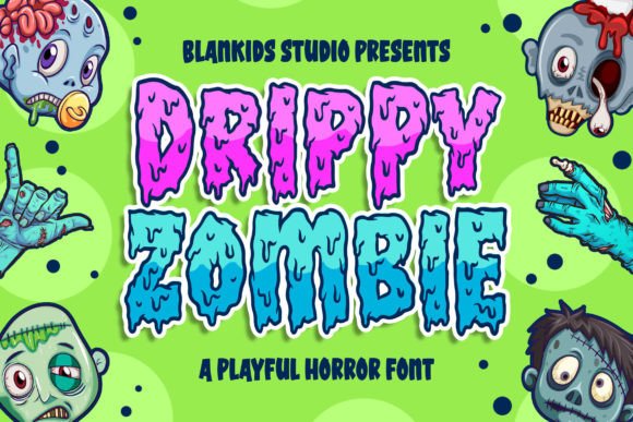 Drippy Zombie: The Fun, Cool Horror Font for Bold Projects