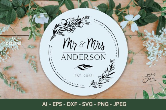 Family Monogram SVG: Your Complete Wedding & Event Design Kit
