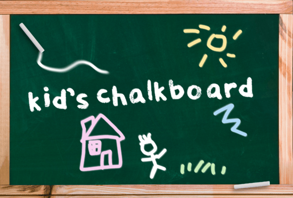 Kids Chalkboard: A Handwritten Font with Playful Character