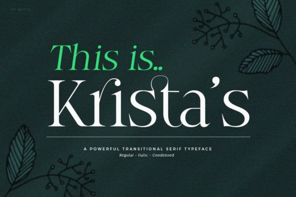 Krista's Font: Elevate Your Luxury Brand Identity