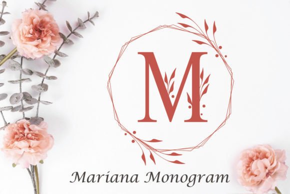 Mariana: A Stylish Monogram Font for Modern Designers
