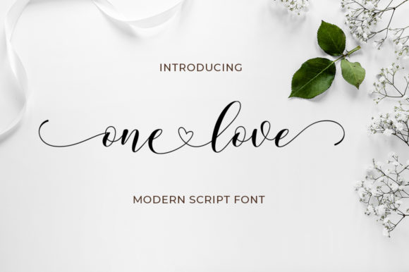 One Love: A Handwritten Font for Authentic Branding