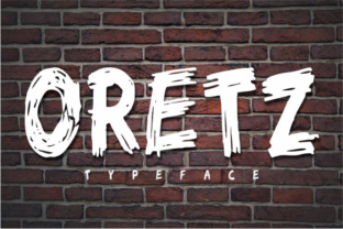 Oretz: The Brush Stroke Font with a Natural, Handcrafted Soul