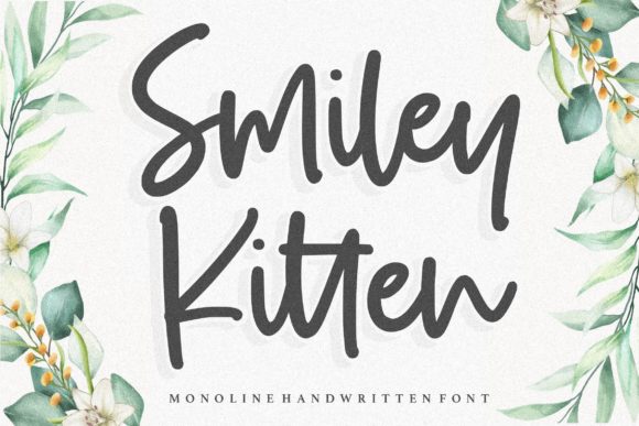 Smiley Kitten: A Friendly Handwritten Font for Creative Projects