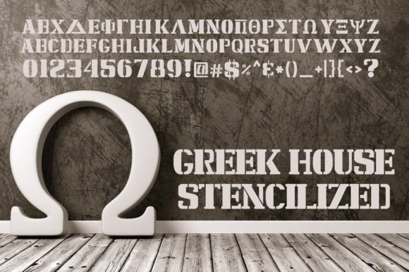 Stencilized: The Definitive Greek Font for Collegiate Design