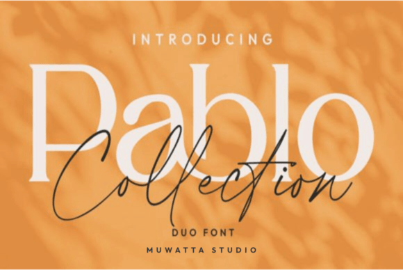 Unlock Timeless Elegance with the Pablo Duo Typeface